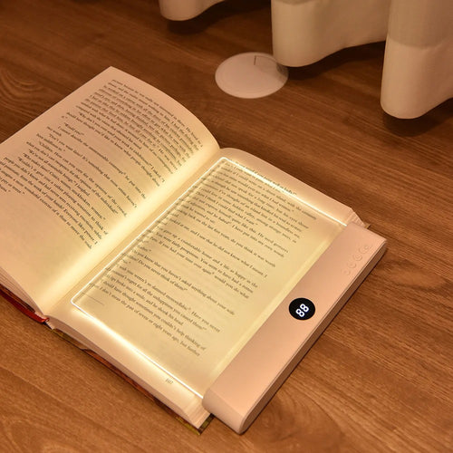 Acrylic book night light for bedroom reading